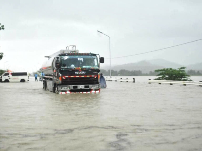 Flooding at Naujan