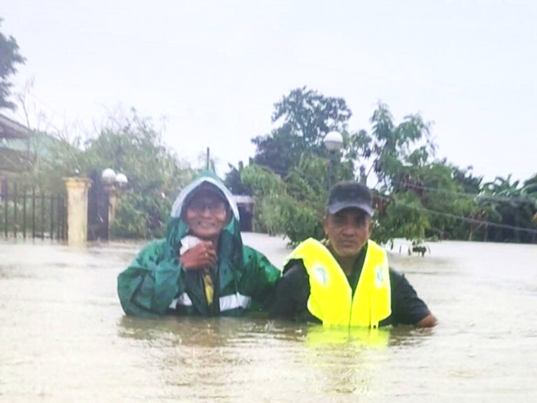 Flooding at Naujan