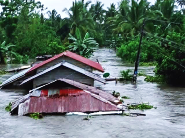 Flooding at Naujan