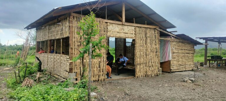 Rebuilt chapel at Culasisi, Occidental Mindoro