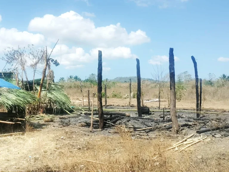 Culasisi Mangyan community post-fire