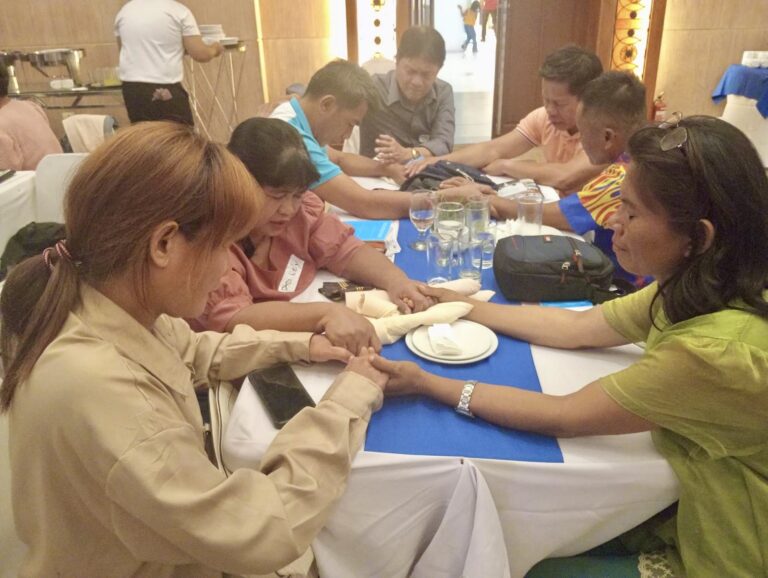 Leaders blessing leaders ...