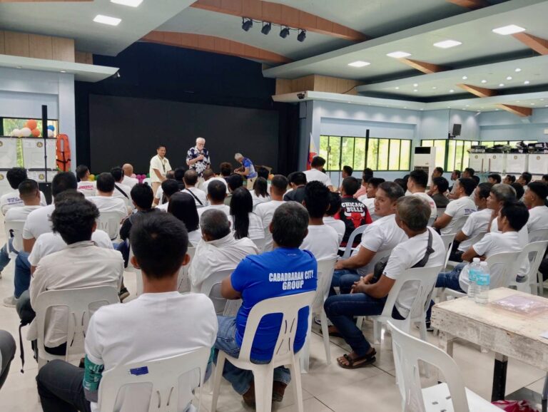 Ministering the Father's blessing to men on probation