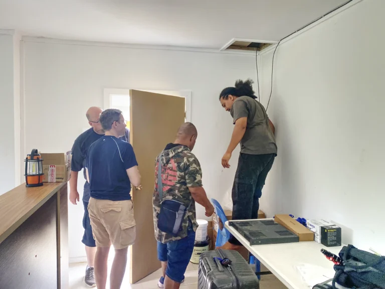 Re-cabling the studios