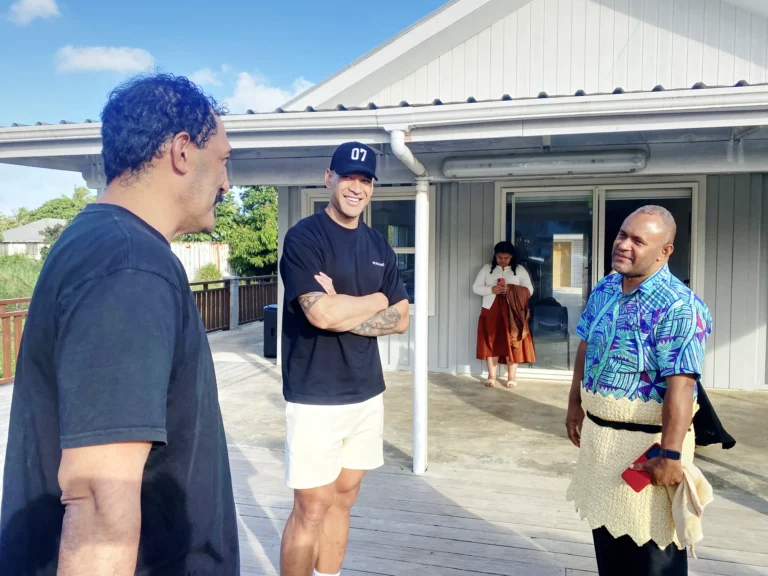 Israel Folau visiting TCRFM